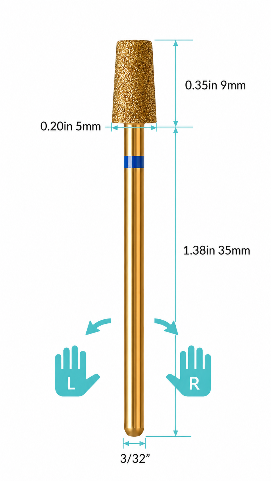 Tapered Barrel Diamond Bit